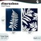 Stupell Industries Fern Leaves on Indigo 2pc Wall Plaque Set, design by Lynn Byrd